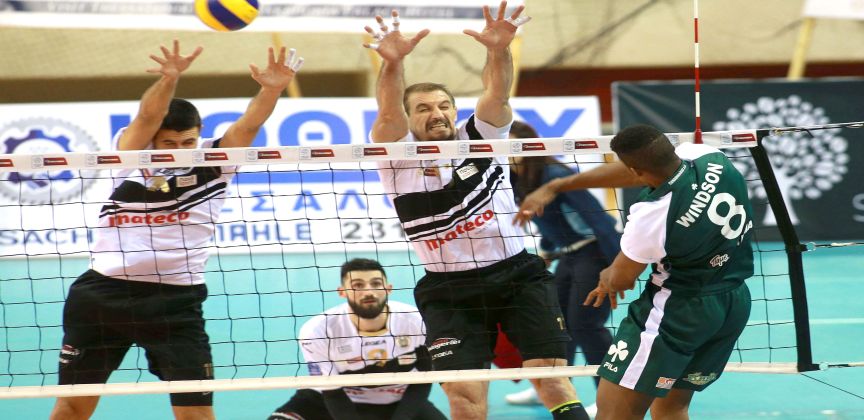 Ο ΠΑΟΚ στο ρελαντί 3-0 σετ τον Παναθηναϊκό