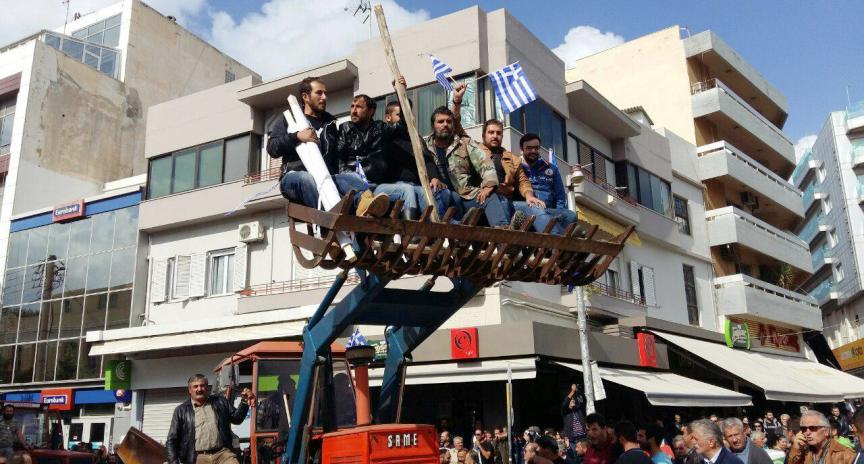 Ηράκλειο: Παγκρήτιο συλλαλητήριο αγροτών