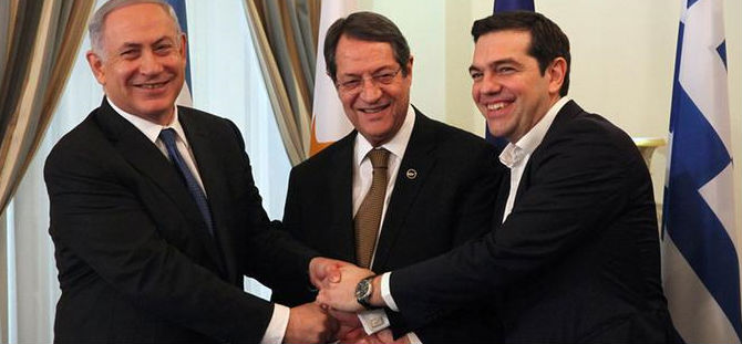 Ιστορική τριμερής συνάντηση στη Λευκωσία για την ενέργεια, την οικονομία και την ασφάλεια (vid)