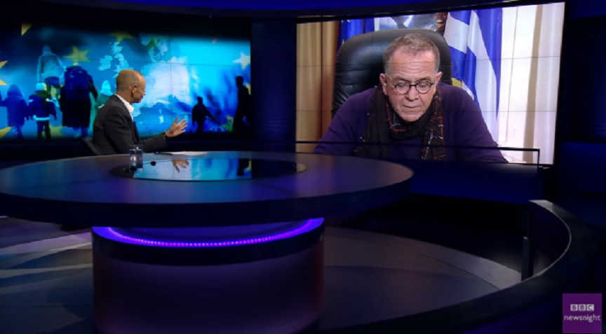 Γ. Μουζάλας στο BBC: “Oι Βέλγοι ζητούν να γυρίζουμε τους πρόσφυγες πίσω” (vid)