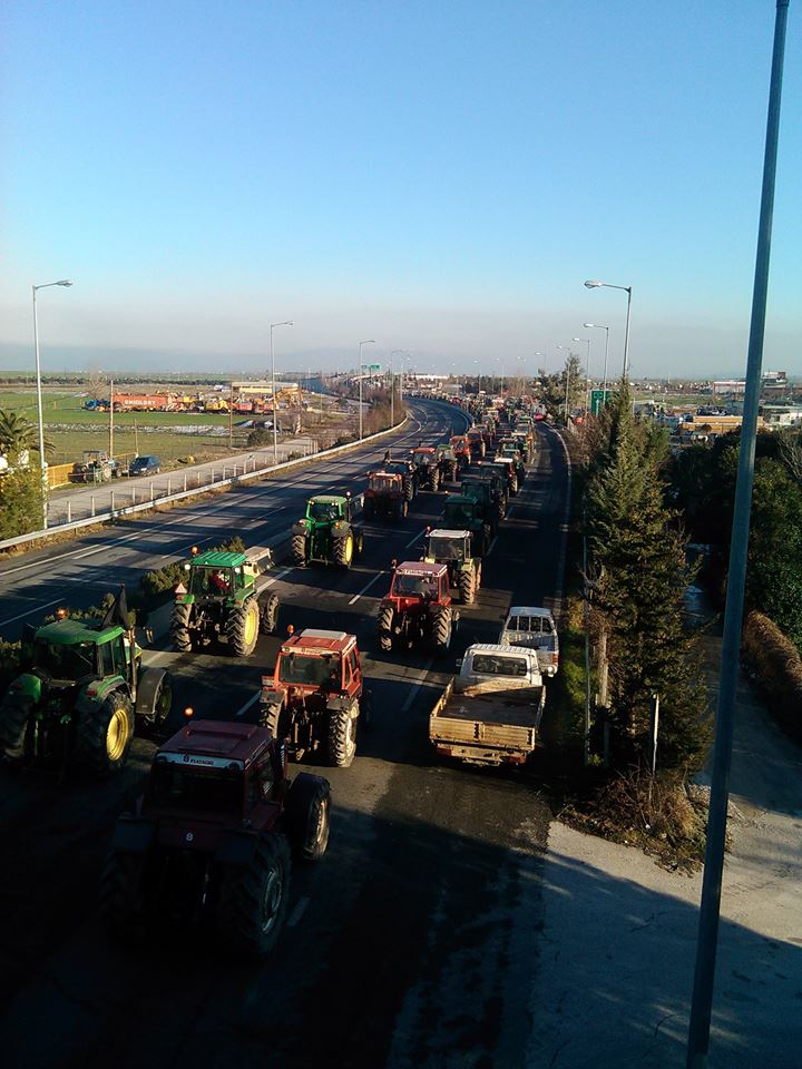 Περισσότερα από 1.000 τα τρακτέρ του νομού Καρδίτσας στη Νίκαια