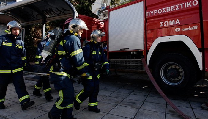 Ηράκλειο: Συναγερμός για φωτιά στην παλιά πόλη