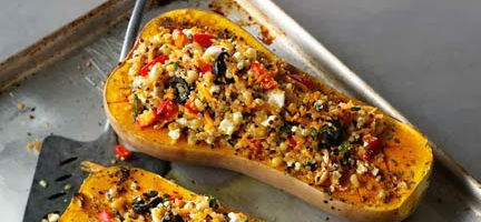 Γεμιστή κολοκύθα με quinoa