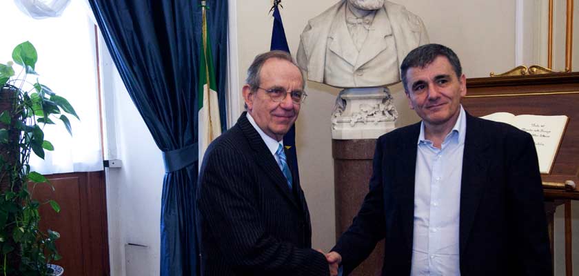 Μεταρρυθμίσεις και προσφυγικό στο επίκεντρο της συνάντησης του  Ε. Τσακαλώτου με τον  Π. Κ. Πάντοαν (vid)