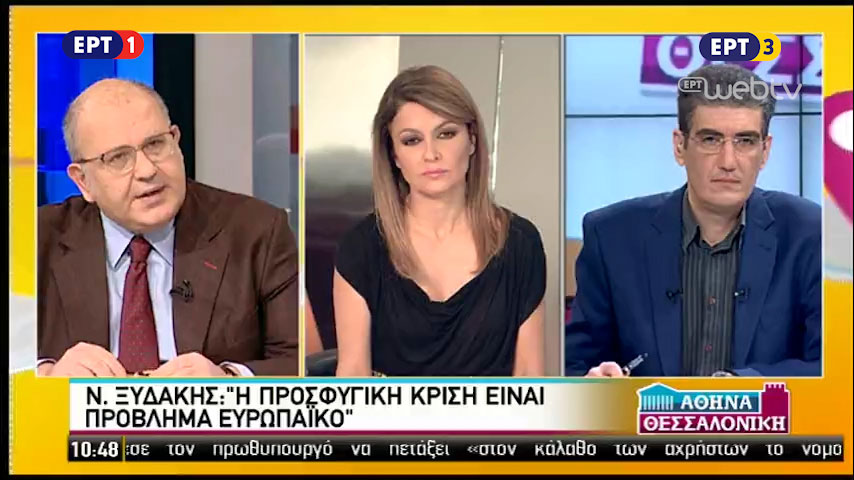 Ν. Ξυδάκης: Ο έλεγχος των προσφύγων να γίνεται σε τουρκικό έδαφος (vid)