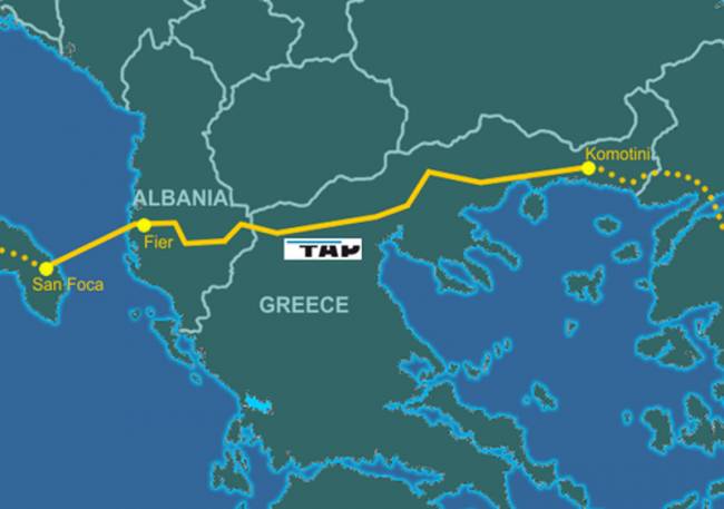 Αγωγός TAP: H Eυρωπαϊκή Επιτροπή ενέκρινε τη συμφωνία για την κατασκευή του
