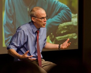 Ο περιβαλλοντολόγος και συγγραφέας, Bill Mckibben 