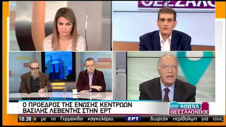 Εμμένει στην πρόταση για σχηματισμό οικουμενικής κυβέρνησης ο Β. Λεβέντης (vid)