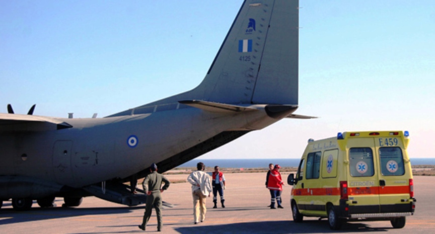 Ηράκλειο: Αερομεταφορά 59χρονου από τη Ρόδο