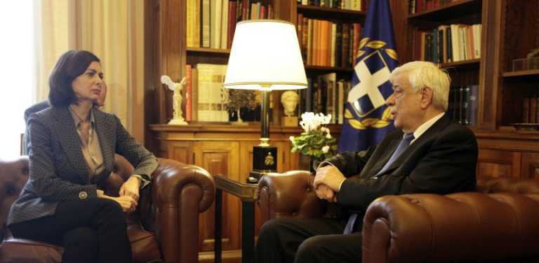 Με την πρόεδρο της Ιταλικής Βουλής συναντήθηκε ο ΠτΔ Π. Παυλόπουλος