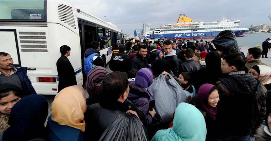 Στον Πειραιά το “Αριάδνη” με 1.473 πρόσφυγες και μετανάστες