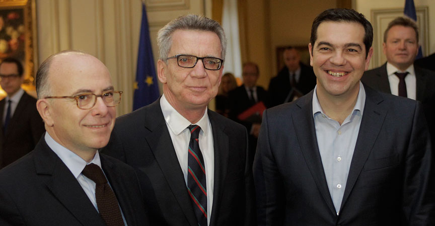 Το προσφυγικό στη συνάντηση του πρωθυπουργού με ΥΠ.ΕΣ. Γαλλίας και Γερμανίας – Αλ.Τσίπρας: Η χώρα τηρεί τις δεσμεύσεις στο ακέραιο  (vid)
