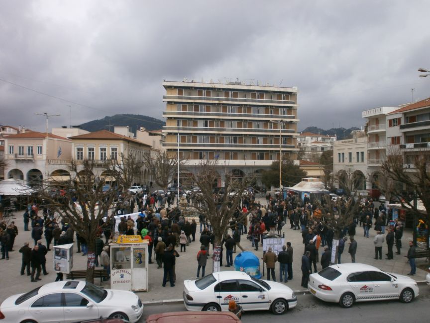 Τρίπολη: ”Ηχηρό μήνυμα” εξέπεμψε η απεργία της Τρίπολης