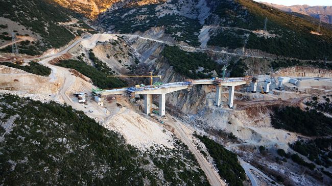 ΕΡΤ Ιωαννίνων – Ελλάδα: Κατασκευάστηκε το 70% της Ιόνιας Οδού