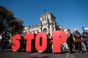 Demonstration against TTIP and CETA