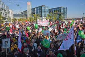 Από διαδήλωση στο Βερολίνο κατά της TTIP, τον περασμένο Οκτώβριο