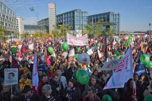 Από διαδήλωση στο Βερολίνο κατά της TTIP, τον περασμένο Οκτώβριο