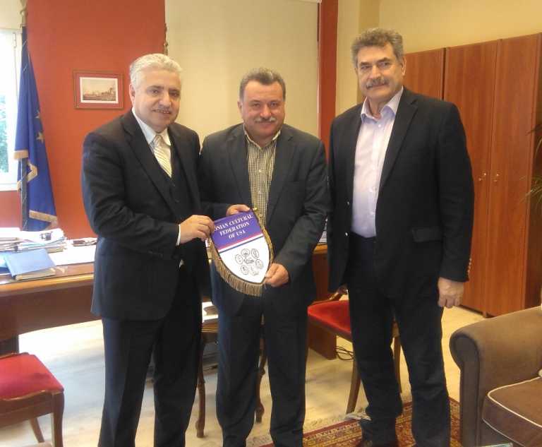 ΕΡΤ ΖΑΚΥΝΘΟΥ: Με τον πρόεδρο της Ιονίου Πολιτιστικής Ομοσπονδίας Αμερικής συναντήθηκε ο Περιφερειάρχης Ιονίων Νήσων