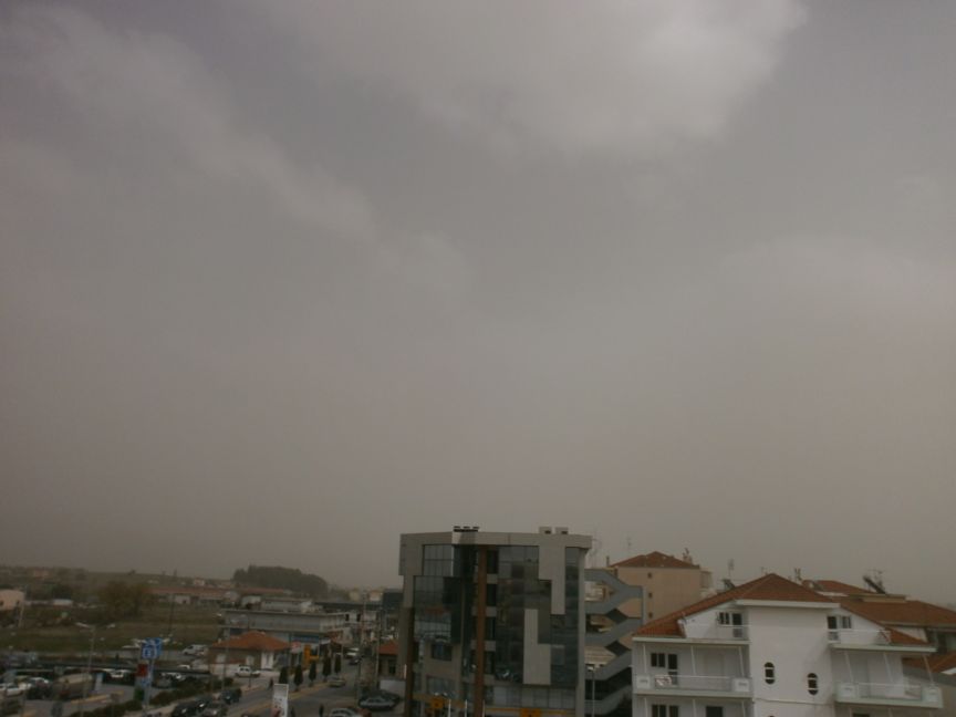 Τρίπολη: Εντονη σήμερα η σκόνη στην Τρίπολη
