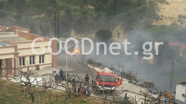Χανιά: Μεγάλη φωτιά στα Καστελλάκια Ρεθύμνου