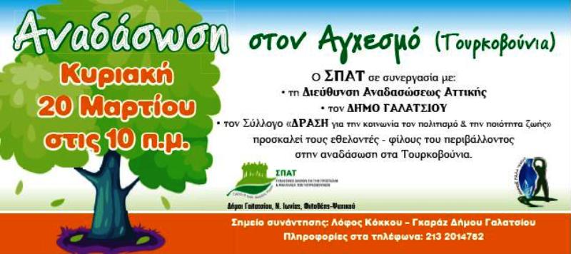 Αναδάσωση στα Τουρκοβούνια στις 20 Μαρτίου