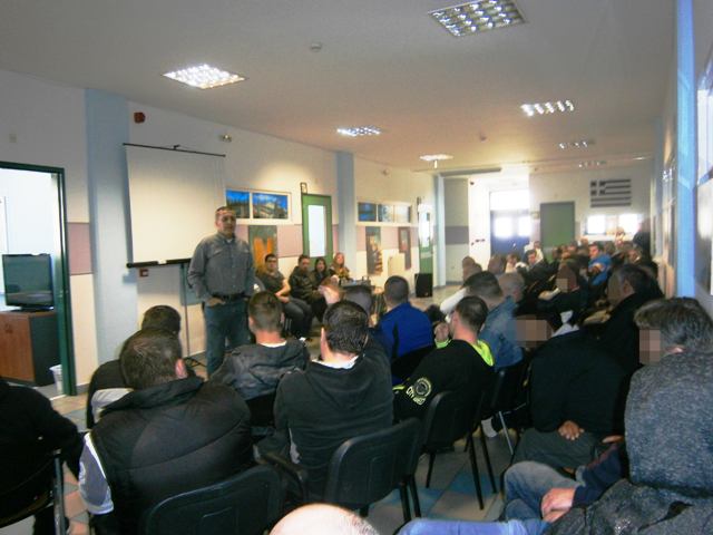 Λάρισα: Ομιλία για τη διατροφή και την ποιότητα ζωής στο Σχολείο Δεύτερης Ευκαιρίας των φυλακών Λάρισας