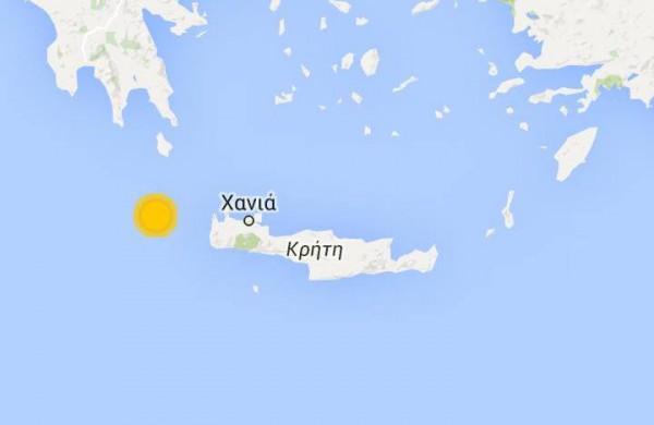 Χανιά: 3,5 Ρίχτερ στο Κρητικό Πέλαγος