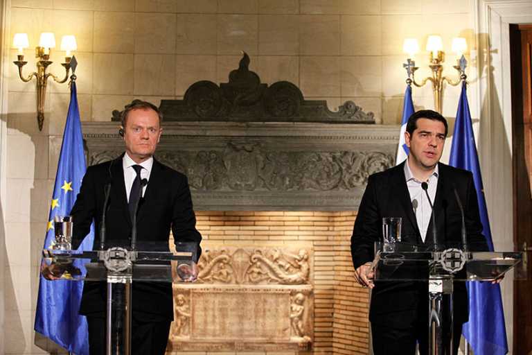 Αλ. Τσίπρας: Ζητάμε δίκαιη κατανομή ευθυνών και βαρών – Ντ. Τουσκ: Η Ελλάδα δεν είναι χώρα τράνζιτ (vid)