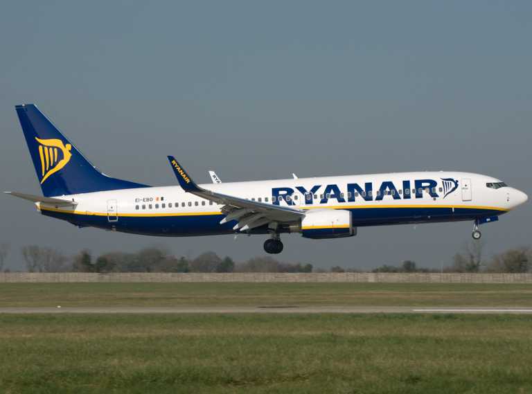 Χανιά: Το μεσημέρι η πτήση της Ryanair για Χανιά