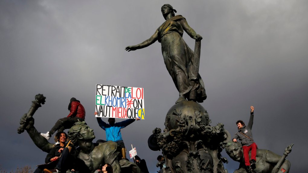 Επεισόδια στο Παρίσι σε διαδήλωση κατά των αλλαγών στην εργατική νομοθεσία