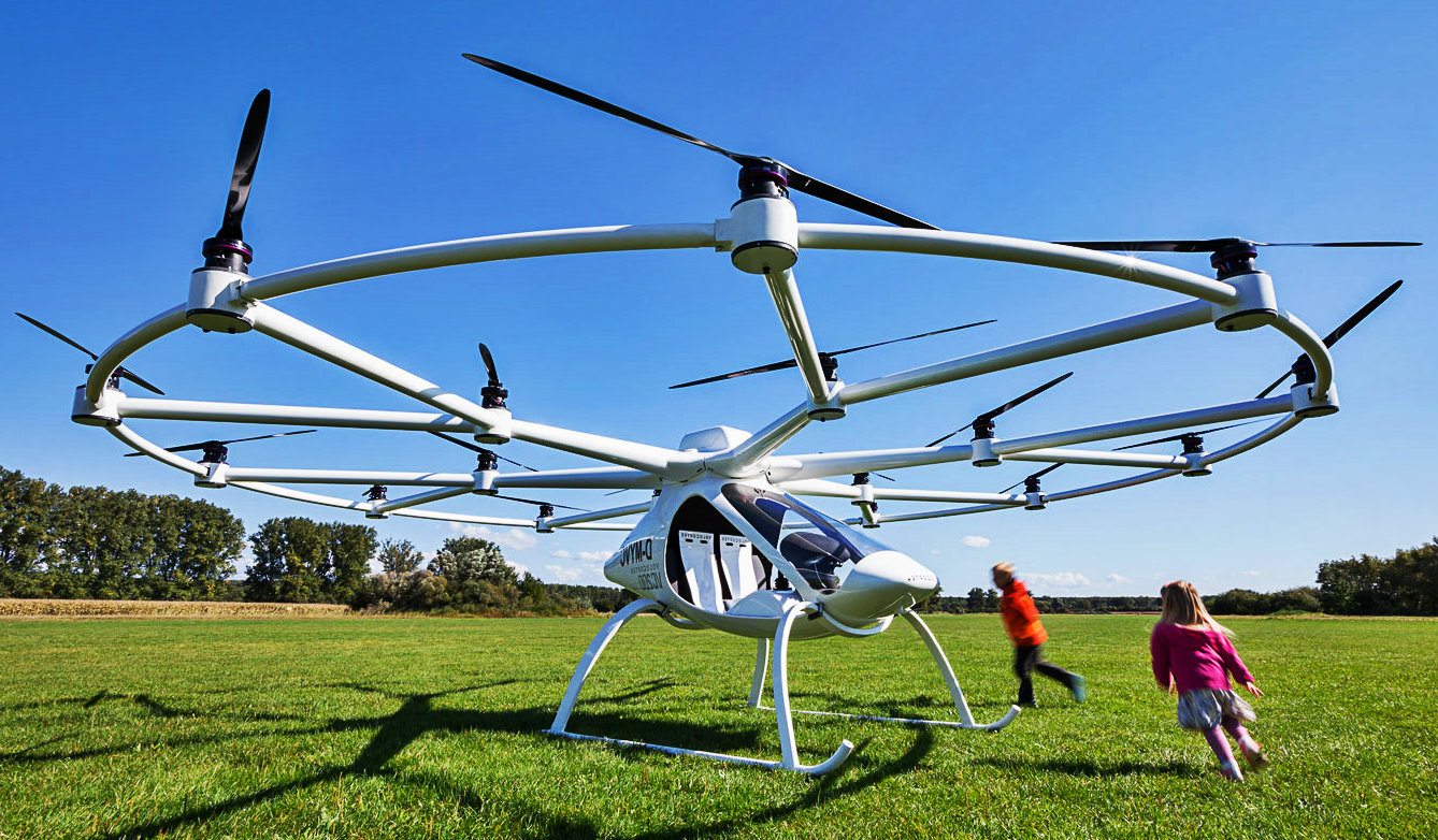 Volocopter VC200: Η πρώτη πτήση επανδρωμένου υβριδικού ελικοπτέρου drone