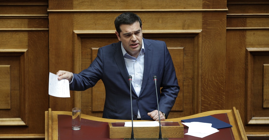 Σφοδρή επίθεση Τσίπρα σε ΝΔ και Κ. Μητσοτάκη: Ταυτίζεστε απόλυτα με τις θέσεις του ΔΝΤ (vid)