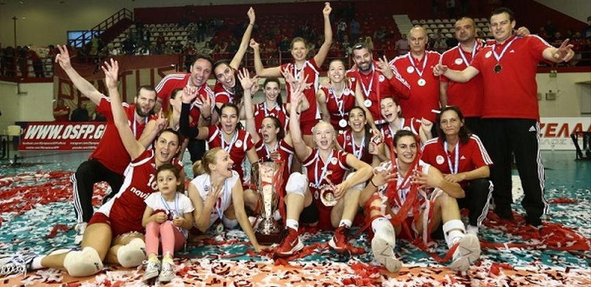 Πρωταθλητής στο βόλεϊ γυναικών ο Ολυμπιακός