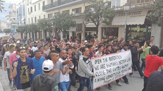 Ιωάννινα: Και πρόσφυγες στην απεργιακή κινητοποίηση