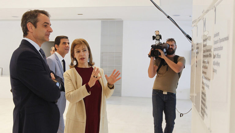 Επίσκεψη του Κυριάκου Μητσοτάκη στο Εθνικό Μουσείο Σύγχρονης Τέχνης (video)