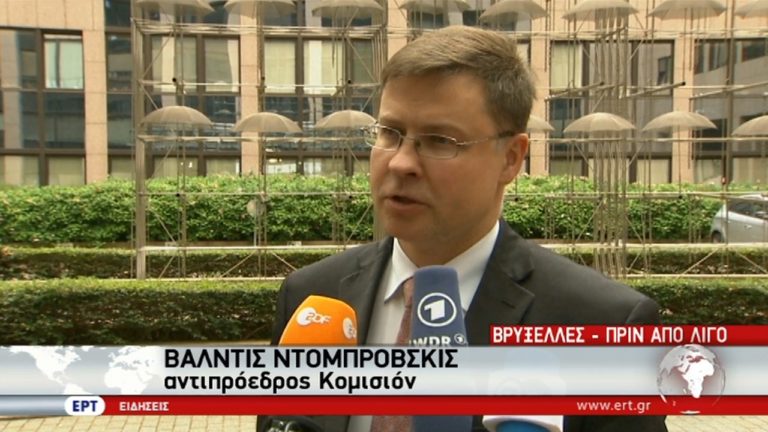 Σε συμφωνία επί της αρχής ελπίζει ο Β. Ντομπρόβσκις (video)