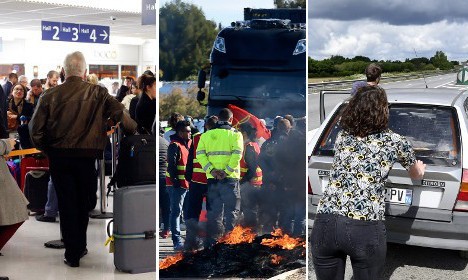 Γαλλία: Μετά τα διυλιστήρια απεργίες σε λιμάνια, αεροδρόμια, πυρηνικούς σταθμούς (video)