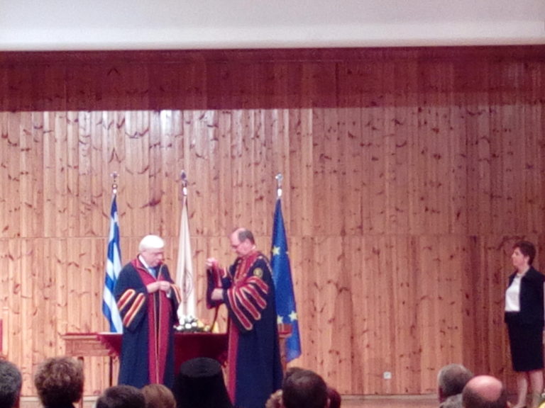 Κομοτηνή:Επίτιμος Διδάκτορας στη Νομική Σχολή ο Πρόεδρος