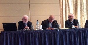 Από αριστερά: Νίκος Κατσαρός, Κωνσταντίνος Μουζάκης, Βασίλης Βασιλόπουλος