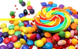 colorful candies