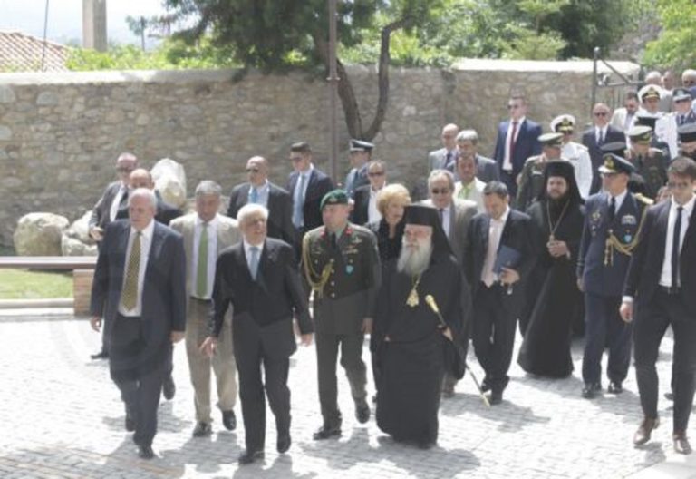 Σπάρτη: Ο Πρ.Παυλόπουλος εγκαινίασε το Ινστιτούτο Βυζαντινού Πολιτισμού