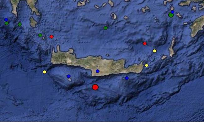 Χανιά: 3,7 και 2,7 Ρίχτερ στην Ιεράπετρα