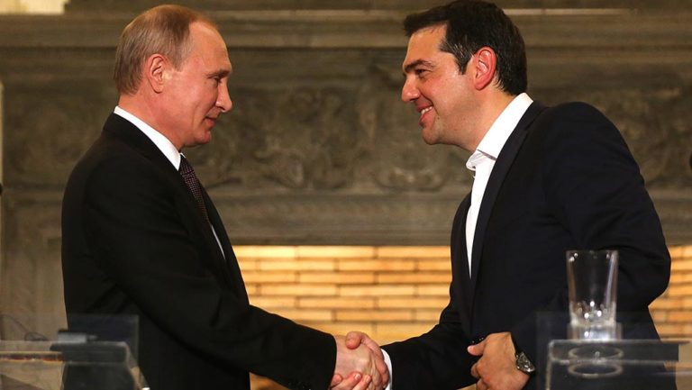 Τηλεφωνική επικοινωνία Τσίπρα-Πούτιν