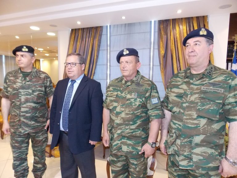 Καβάλα: Επίσκεψη  Διοικητή της 1ης Στρατιάς
