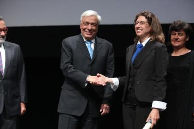 Βραβεία σε φοιτητές του Πανεπιστημίου Αιγαίου απένειμε ο Πρ. Παυλόπουλος