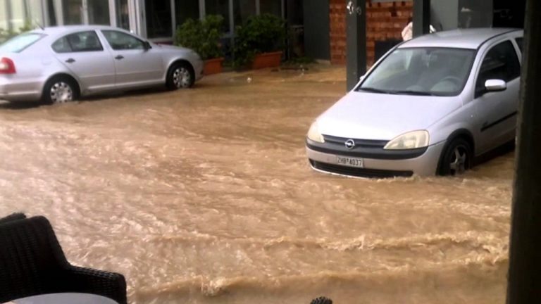 Προβλήματα στη Λακωνία από τη χθεσινοβραδυνή βροχόπτωση
