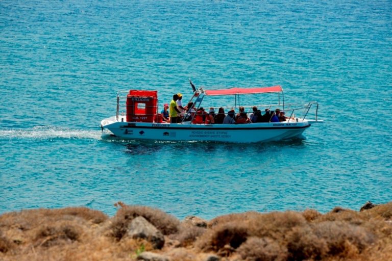 Λέσβος: Ειδικό σκάφος με γυάλινο πυθμένα στο Απολιθωμένο Δάσος
