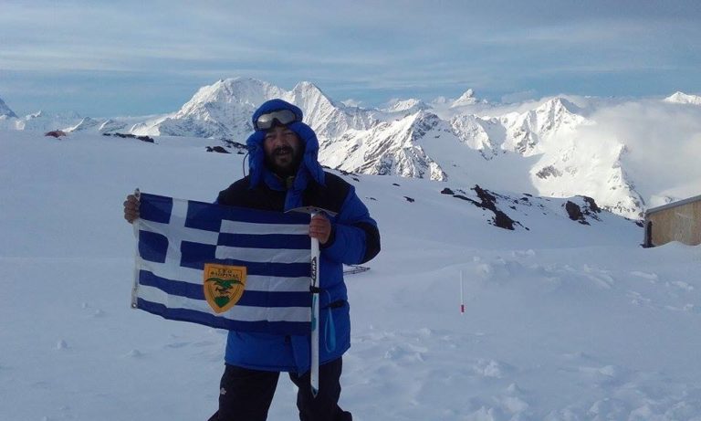 Φλώρινα: Στα 5.170 στην υψηλότερη κορυφή της Ευρώπης του Elbrus στα Καυκάσια όρη έφτασε ο Φλωρινιώτης Ορειβάτης Θεοδωρής Φάτσης