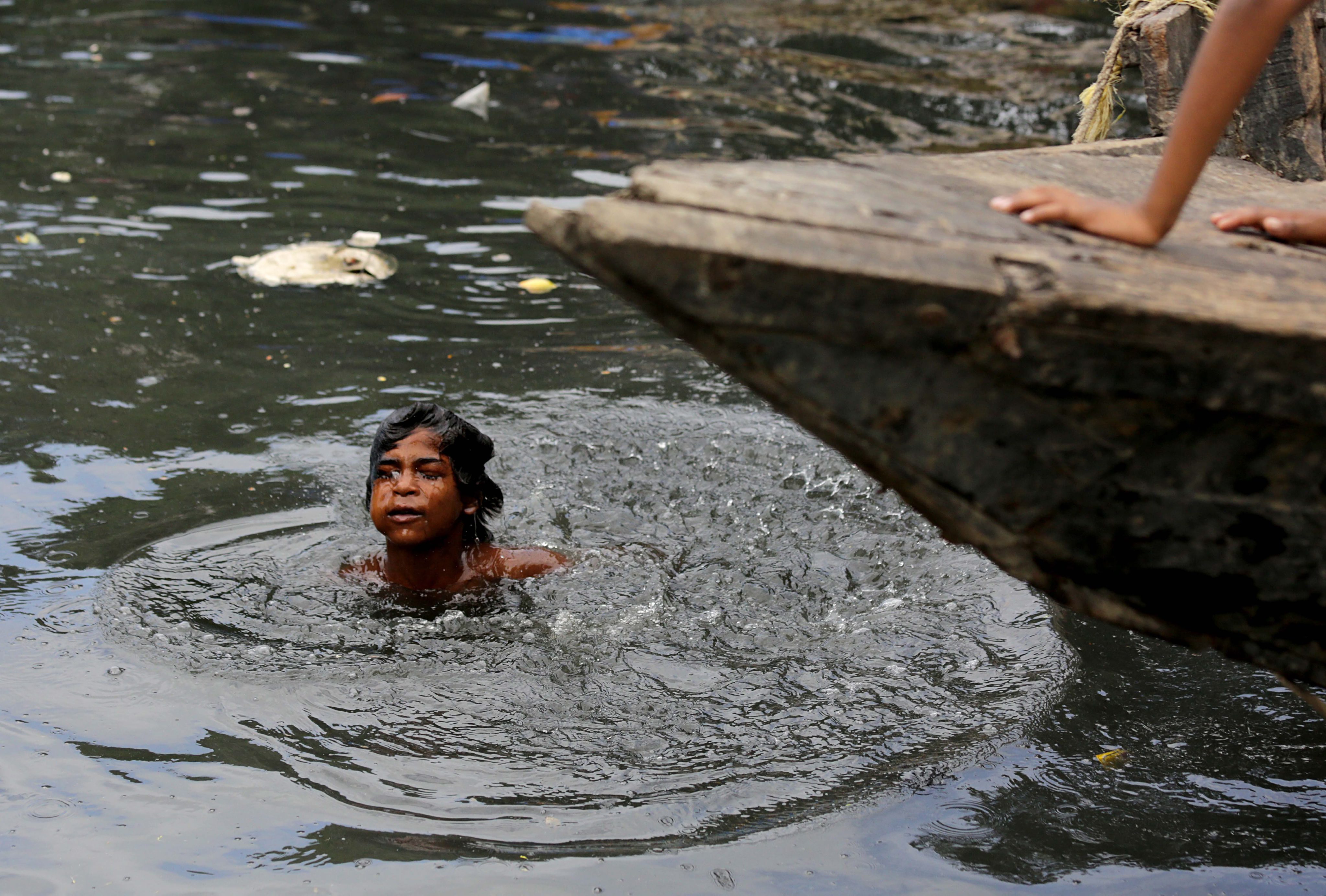Coin divers of Calcutta
