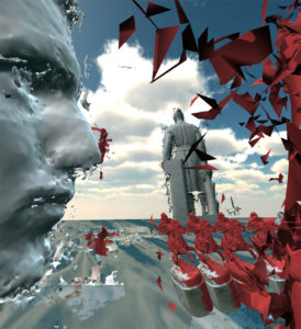 Nikos Papadopoulos, Rowing Project, Virtual Reality Space, Print Screen, 2016, Copyright© Nikos Papadopoulos